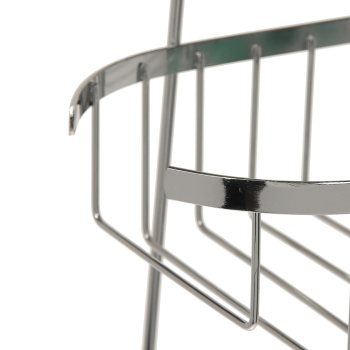 Полка многоярусная прямая, проволока стальная, 14, Milardo, 014W050M44