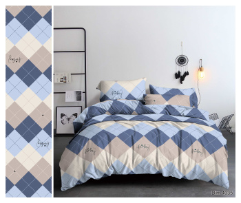 Постельное белье 2сп бамбук Орхидея Dim 4035, наволочки 70*70см - 2шт *1/4