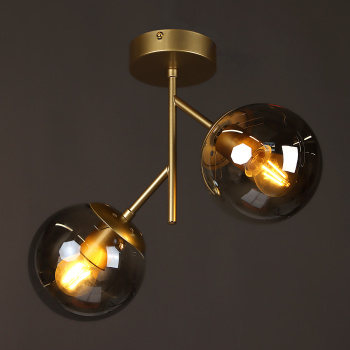 Люстра N36375/2 GD 2*40W E27 220V (l-350; w-130; h-300) VERNER LIGHTING *1