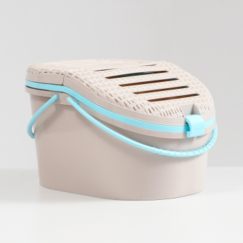 Переноска "Мур-мяу" для животных, пластик, серый 5084846