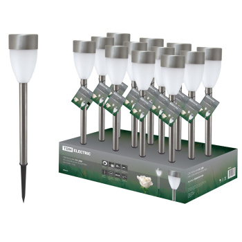 Светильник садовый на солнч. батарее СС-298 5,5х37см TDM SQ0330-0103 *1/24