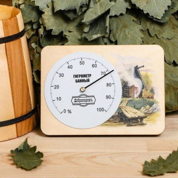 Гигрометр для бани "Банька", 15,2х11см, "Добропаровъ" 3967697