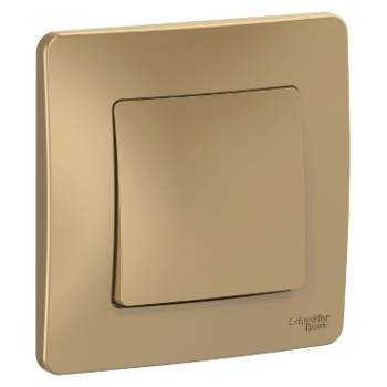 Выключатель "BLANCA" СП 1кл. титан 10А 250В BLNVS010104 *1/10/20