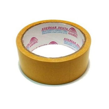 Лента клейкая двусторонняя на тканевой основе 38мм х10м АЛЬЯНС *1/48