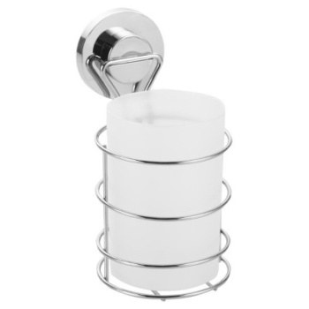 Стакан для ванной одинарный на присоске пластиковый FORA "ATLANT" арт. A044*1/12