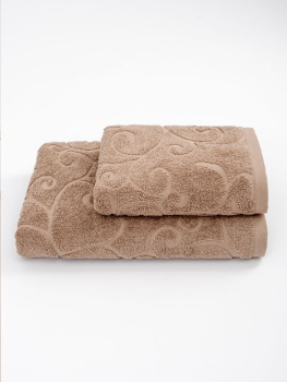 Полотенце махровое 50*90см Элегия бежевый 500гр/м2 Василиса *1
