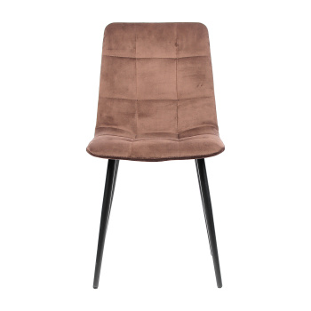 Кресло ТИФФАНИ ЛАЙТ, велюр КОНФЕТТИ ШОКОЛАД + металл.каркас ДИАМЕТР трубы 25 мм ЧЕРНЫЙ!*4 Кресло ТИФФАНИ ЛАЙТ, велюр КОНФЕТТИ ШОКОЛАД + металл.каркас ДИАМЕТР трубы 25 мм ЧЕРНЫЙ!*4