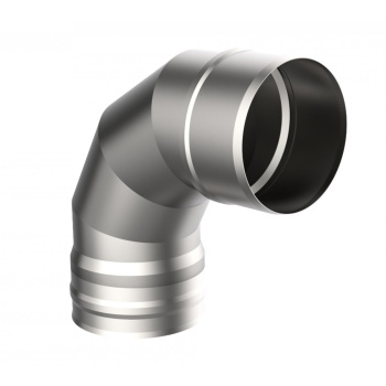 Отвод 90*, 120, AISI 430/0,8мм, h=245мм(GS) *1/10