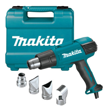 Фен технич.(термопистолет) MAKITA HG6530VK (2000Вт,50/650г, 380/500 л/мин) *1/2