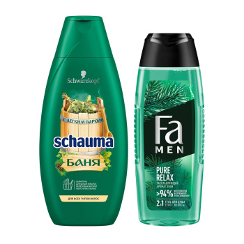 Набор Schauma Баня+Fa Pure 1.000 шт
