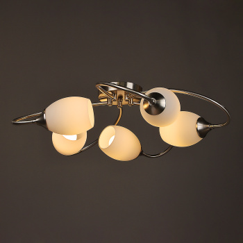 Люстра N6436/5 SL 5*40W E27 220V (d-600; h-160) VERNER LIGHTING *1