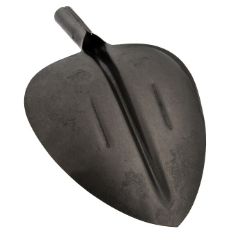 Лопата совковая из рельс стали, 328*353 щебеночная без черенка МИ *1/12