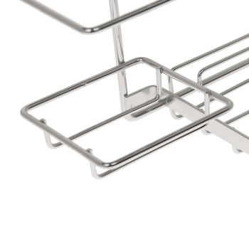 Полка многоярусная прямая, проволока стальная, 14, Milardo, 014W050M44