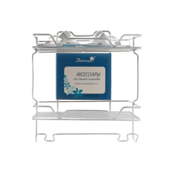 Полка угловая, проволока стальная, 05, Milardo, 105WC00M44