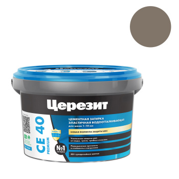 Затирка для швов СЕ 40 Песчаник  2кг Церезит *1/12/192