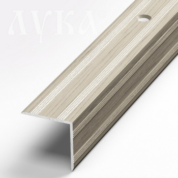 Порог-угол внешний 20х20х900 мм Лука ПУ 05, клен беленый