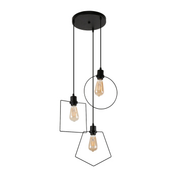 Светильник подвесной 18309/3BK 3*40W E27 S=7м2 *1/12