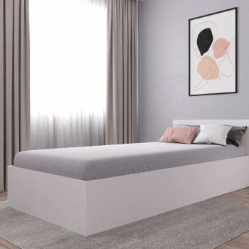 Кровать 33 КОМОДА Мори 932х2032 мм, белый