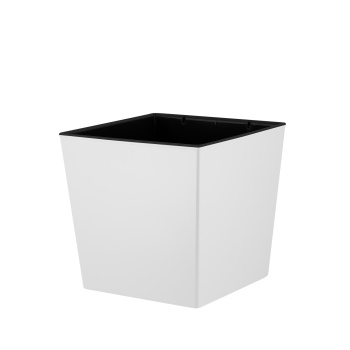 Кашпо пластм. "London CUBE"  4,2л 177х177мм h184мм со вставкой Белоснежный жасмин IG780010048 *1/6 Кашпо пластм. "London CUBE"  4,2л 177х177мм h184мм со вставкой Белоснежный жасмин IG780010048 *1/6