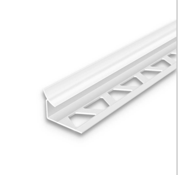 Раскладка внутренняя для плитки 10 мм IDEAL, 2.5 м, 001 белый