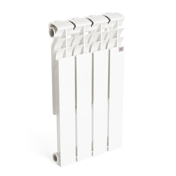 Радиатор биметаллический 4 секции STI, 500 мм, белый
