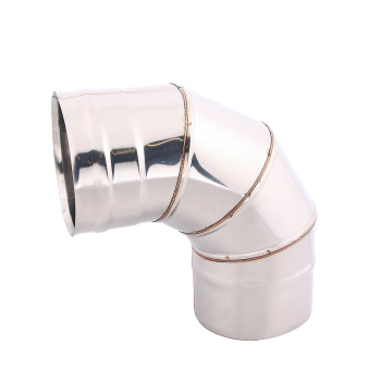 Отвод 90* d.120, 0,5мм нержавейка AISI 430 h=245мм GS аналог СЭ49 *1/10