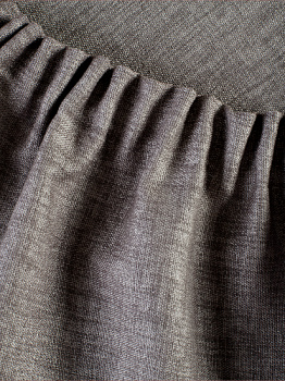 Штора блэкаут NOVEL 90303, 200х270 см, лен, серый