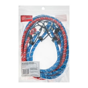 Набор резинок TORSO 3 шт, 80 см, d 8 мм, металлические крючки 1827330