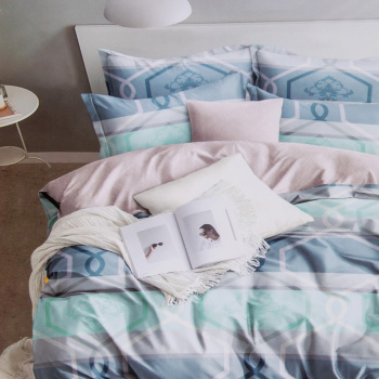 Постельное белье евро сатин Текстура 21110, наволочки 70*70 - 2шт *1