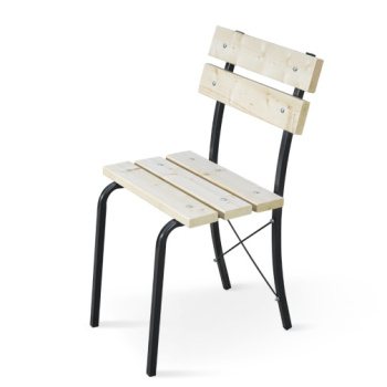 яяяСтул деревянный на металл. каркасе "Гаден" арт.70156858383 "LAKSI" *1