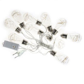 Гирлянда «Нить» Luazon Lighting, 3 м, 8 режимов, мульти, лампочки, 80 LED, IP20, 220 В Гирлянда «Нить» Luazon Lighting, 3 м, 8 режимов, мульти, лампочки, 80 LED, IP20, 220 В