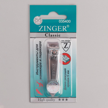 Кусачки-книпсер маникюр 5,5(±0,5)см серебр блистер SLN 602 ZINGER 1329824