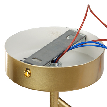 Люстра N36375/2 GD 2*40W E27 220V (l-350; w-130; h-300) VERNER LIGHTING *1