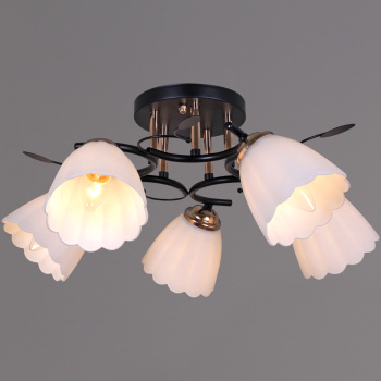 Люстра 10134-0.3-05 BK+FG Е27 40Вт S=30м2 *1