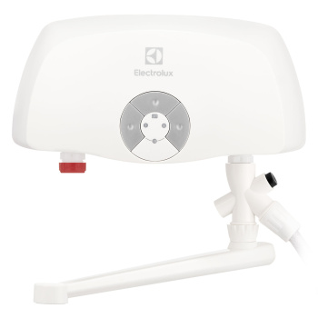 Водонагреватель проточный Electrolux Smartfix 2.0 TS, душ, кран, 6.5 кВт, вертикальный