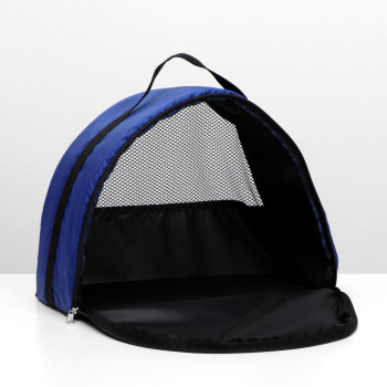 Сумка-переноска малая 36 х 17 х 25 см, оксфорд, синяя 6753438