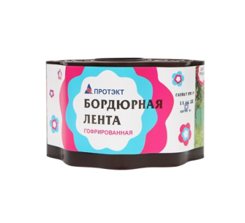 Бордюрная лента Садовая для грядок, клумб "гофра" пласт. выс.10см дл.9м Корич.Б-10/9 (Протэкт) *1/4 Бордюрная лента Садовая для грядок, клумб "гофра" пласт. выс.10см дл.9м Корич.Б-10/9 (Протэкт) *1/4
