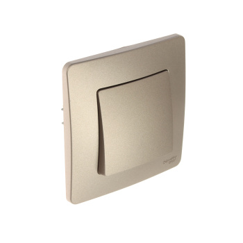 Выключатель "BLANCA" СП 1кл. титан 10А 250В BLNVS010104 *1/10/20