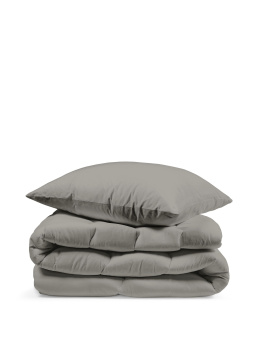 Комплект 1,5сп поплин Niteva 19250 кварц пододеяльник + наволочка 70*70см - 1шт *1/12