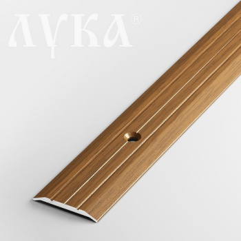 Порог-стык одноуровневый 25х1800 мм Лука ПС 01, орех