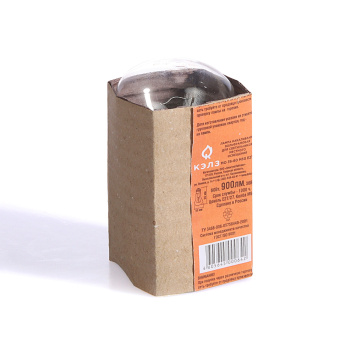 Лампа накаливания КЭЛЗ, Е27, груша, 60 Вт, 900 Лм, теплый белый свет