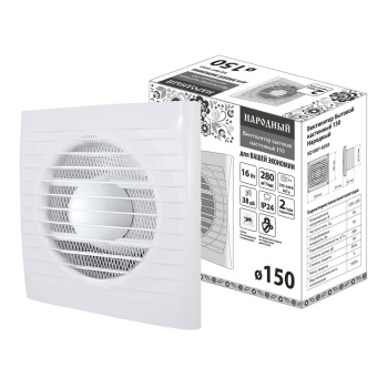 Вентилятор 150 С TDM  d150мм настенный Народный SQ1807-0203 *1/4