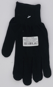 Перчатки нейлон с ПВХ точ 15кл 25 гр черные (4116Р)   *10/600