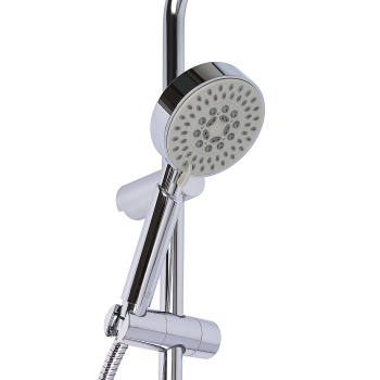 Стойка для душа GROSS AQUA Moderna GA9015, 2 лейки, шланг, полка