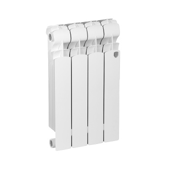 Радиатор биметаллический 4 секции Royal Thermo Indigo Super+, 500 мм, белый