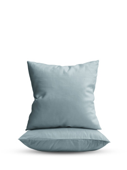 Наволочка поплин 2шт 70/70см Niteva 17710 серо-голубой *1/33