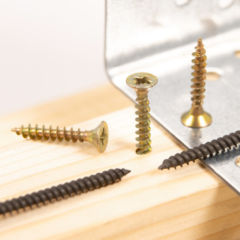 Шурупы жёлтые BROZEX пакет 4,5*25 (20шт) *10/100 Шурупы жёлтые BROZEX пакет 4,5*25 (20шт) *10/100