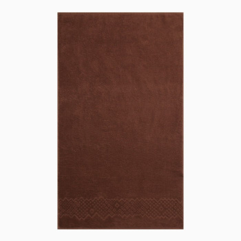 Полотенце махровое Flashlights, 50х90 см, 305 г/м², коричневый