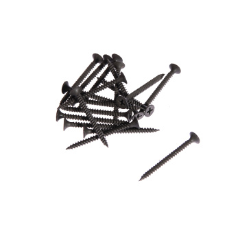 Саморезы по металлу 3.5х45 мм BROZEX, частая резьба, фосфатированные, 90 шт.