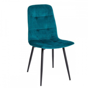 Стул FORPOST Руби Лайт, 43x88x41 см, велюр конфетти изумруд, зеленый Стул FORPOST Руби Лайт, 43x88x41 см, велюр конфетти изумруд, зеленый